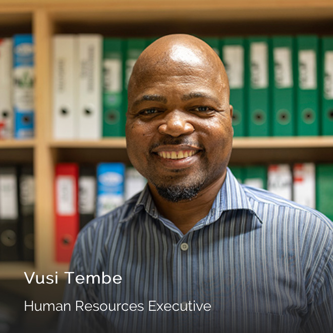 Vusi Tembe - Human Resources Director